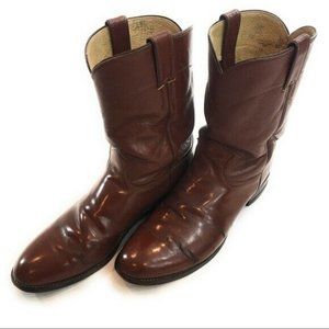 Justin Mens Brown Roper 3802 Cowboy Boots, 11 D